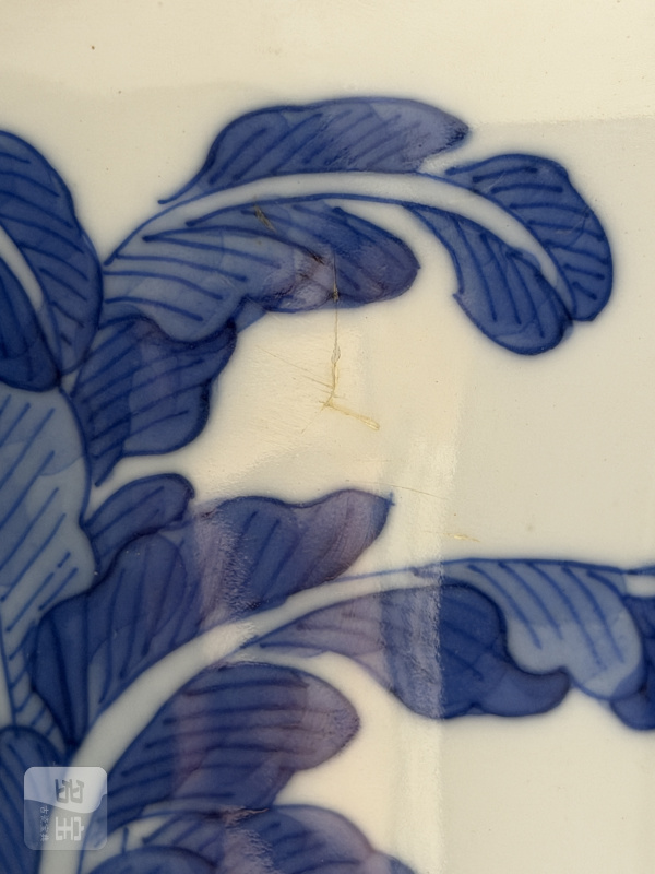 清康熙 青花高士图花觚一对 - 图20